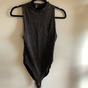 Forever 21 Drop Arm Sleeveless Bodysuit